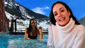 Carolina Monje se encuentra en Andorra disfrutando de la nieve y de tratamientos de spa.