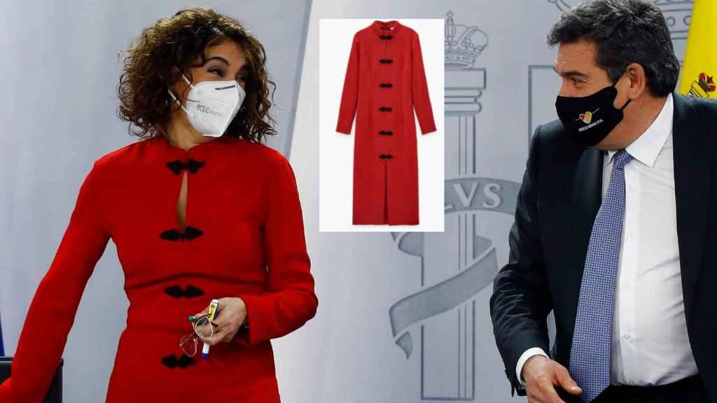 El último capricho de María Jesús Montero: el vestido rojo de Zara de 40  euros que es imposible de conseguir