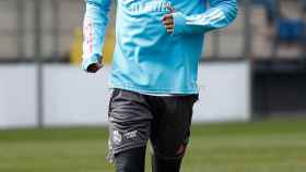 Rodrygo Goes, durante el entrenamiento del Real Madrid