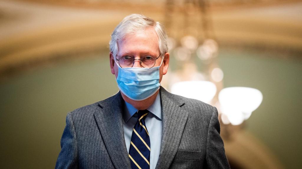 Mitch McConnell, líder del Partido Republicano en el Senado de Estados Unidos.