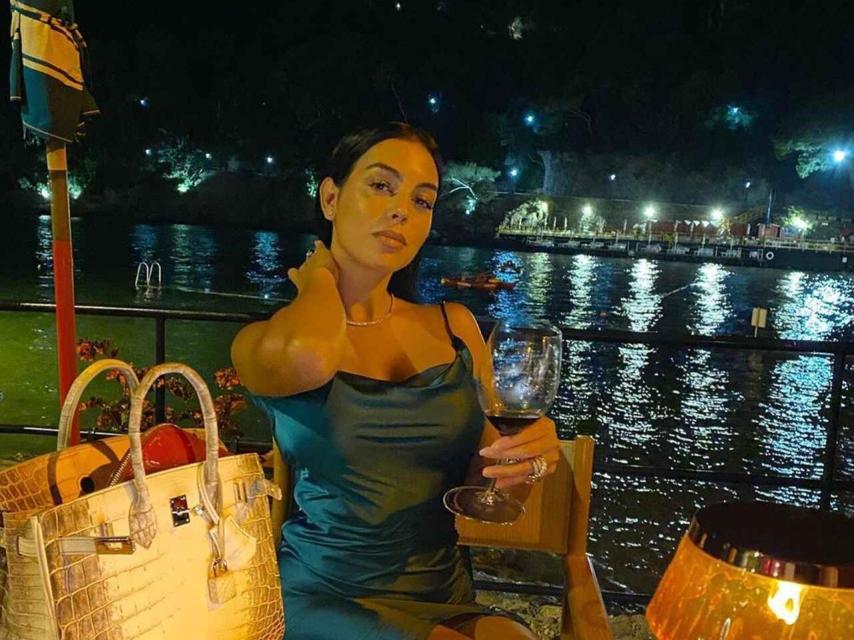 Georgina Rodríguez en Portofino el verano pasado.