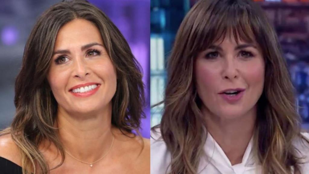 Nuria Roca en montaje de JALEOS con su antes y después.