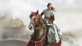 Ilustración de portada de 'La reina sola'.