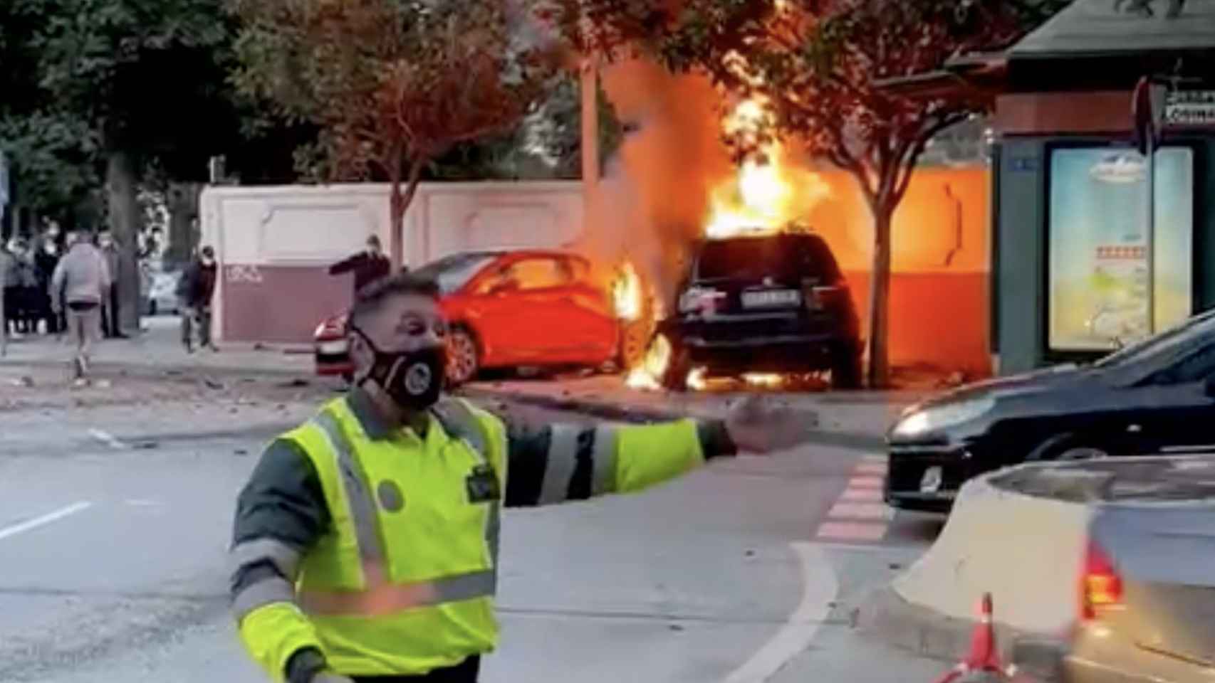 Accidente de tráfico en Málaga