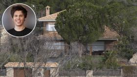 El Rubius, junto a su casa en Madrid, en un fotomontaje de JALEOS.