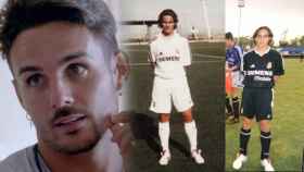 Manuel, de 'La Isla de las Tentaciones' y un montaje con sus fotografías de su paso por el Real Madrid