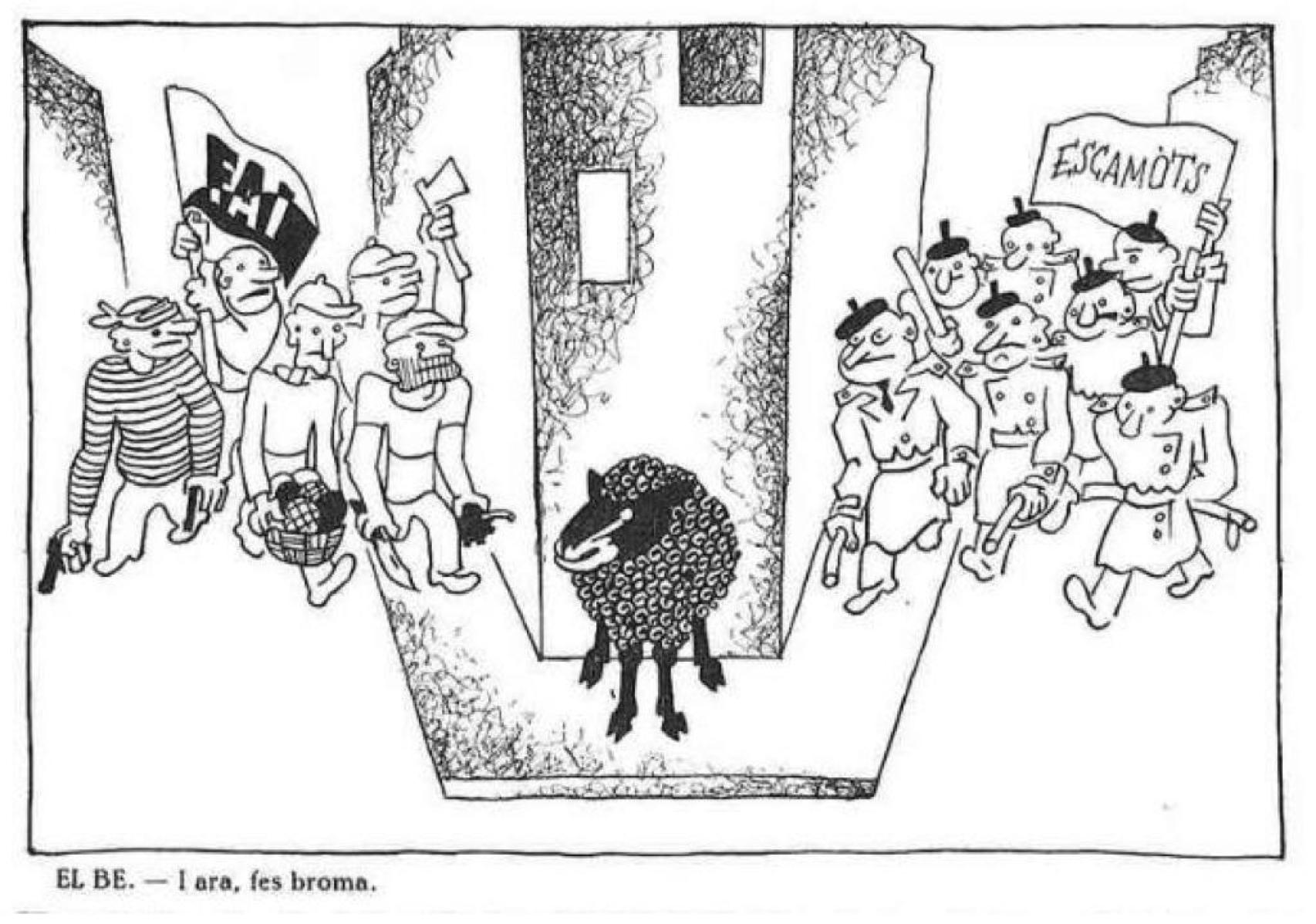 Viñeta de 'El Be Negre' de 1933.