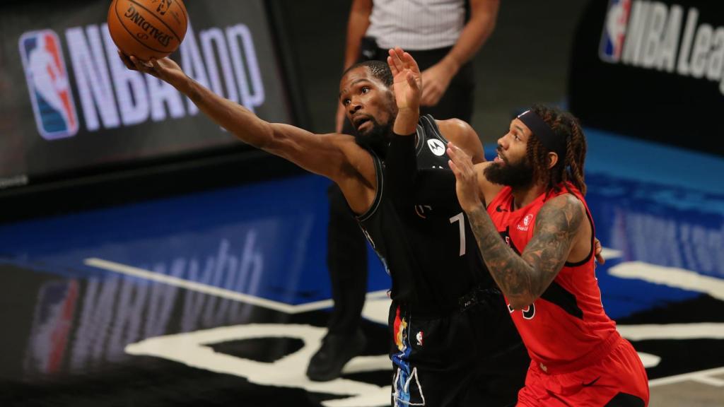Kevin Durant, contra los Toronto Raptors