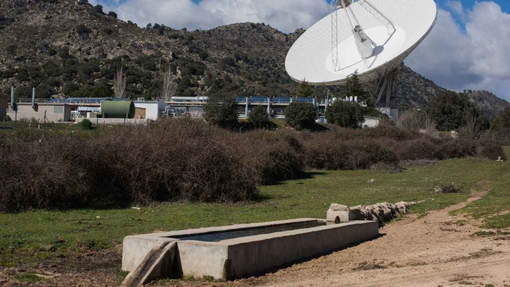 Antena en el complejo de la NASA en Robledo de Chavela