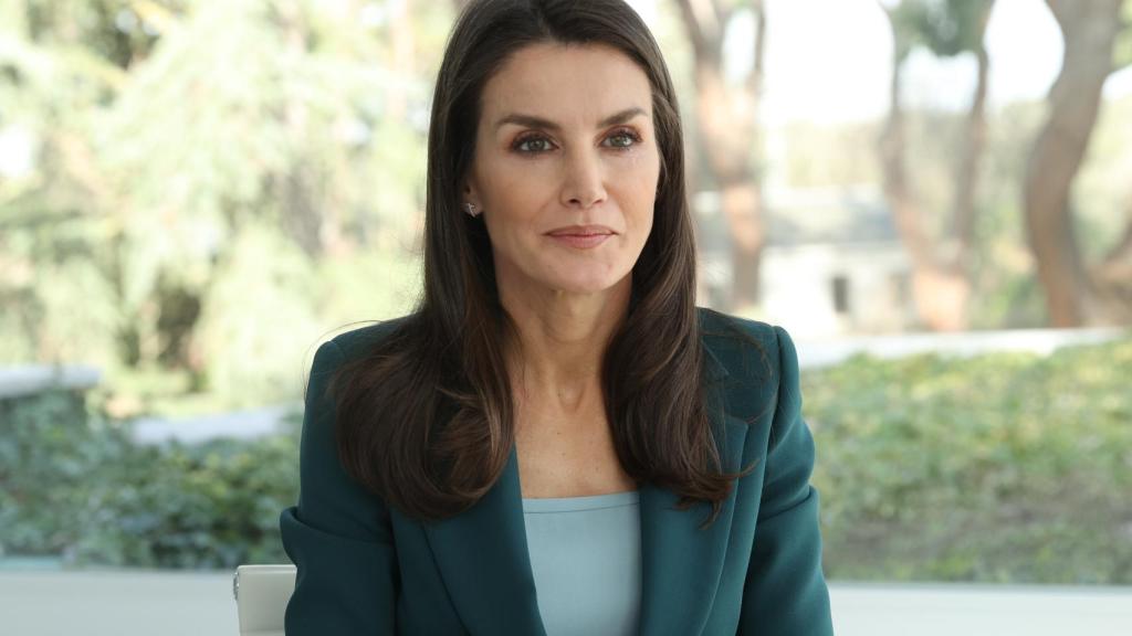 Letizia en una imagen del vídeo difundido por Casa Real.