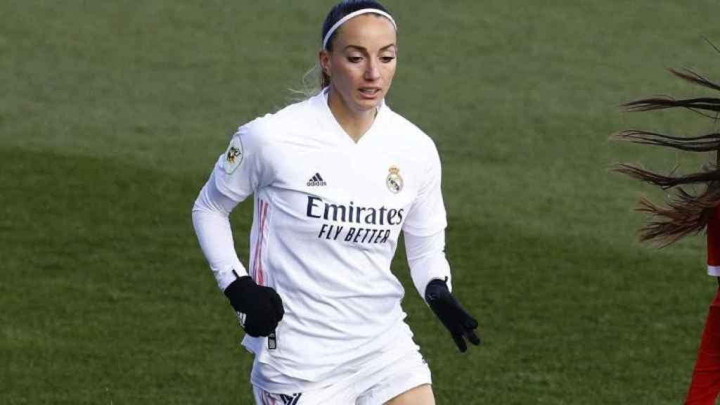 Kosovare Asllani, en un partido del Real Madrid Femenino en la temporada 2020/2021