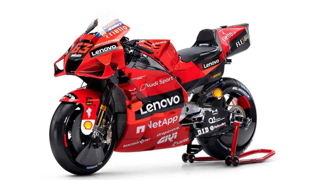 La nueva moto del Equipo Ducati Lenovo