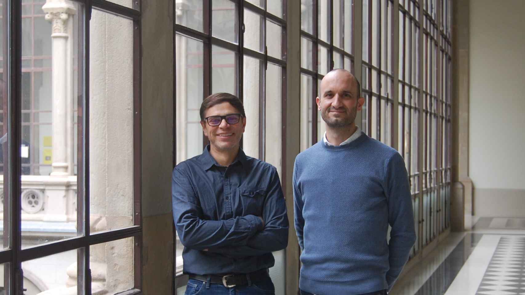 Jordi Soriano y Daniel Tornero, dos de los investigadores del proyecto.