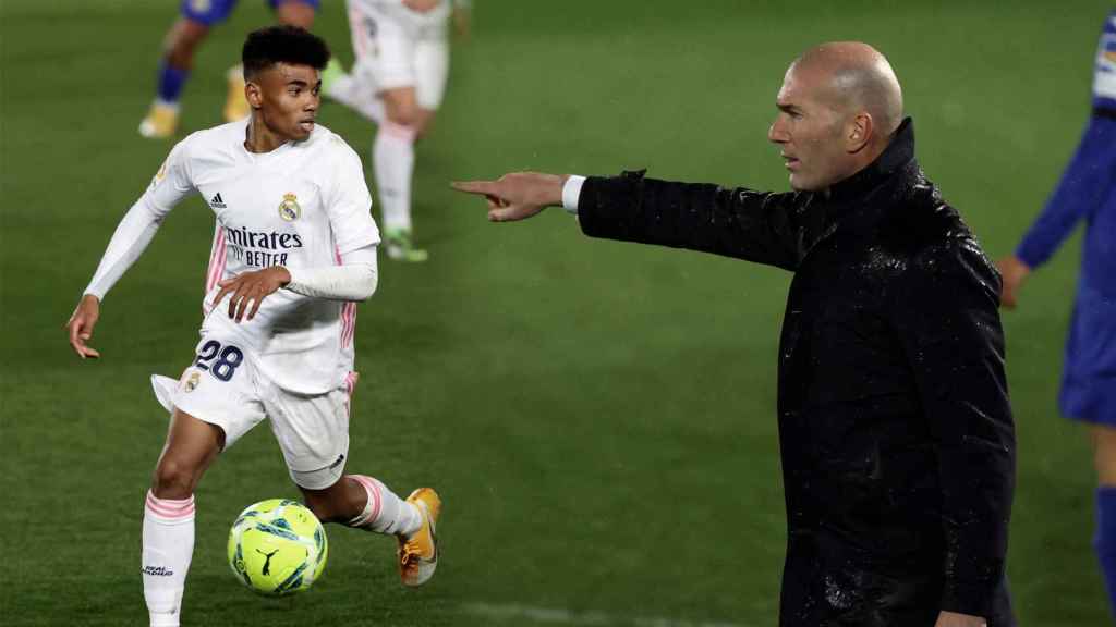 Marvin Park y Zidane, en un fotomontaje