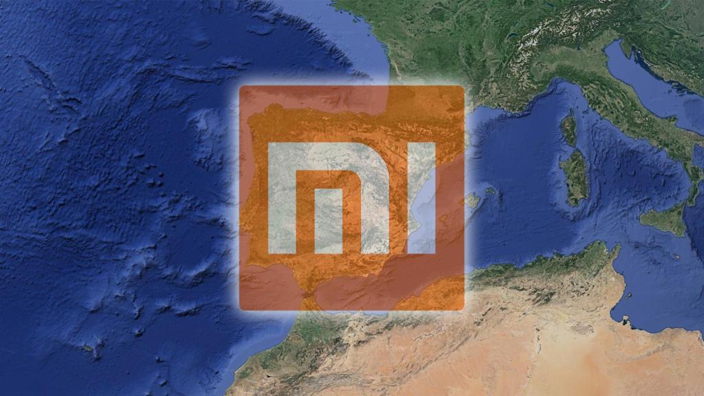 España en un mapa.