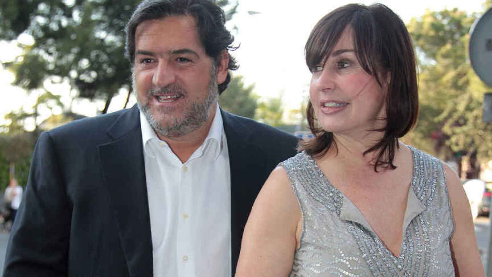 José Campos y Carmen Martínez-Bordiú en una imagen tomada en 2010.