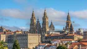 La ciudad de Santiago de Compostela, con su mítica catedral al fondo. FOTO: Javier Alamo (Pixabay).