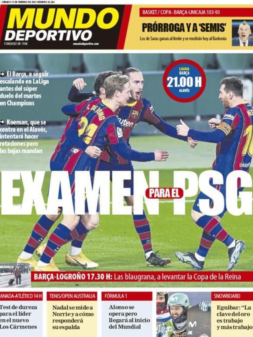 Portada Mundo Deportivo