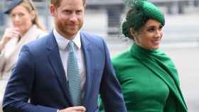 Meghan Markle y el príncipe Harry en las celebraciones por el Día de la Commonwealth.