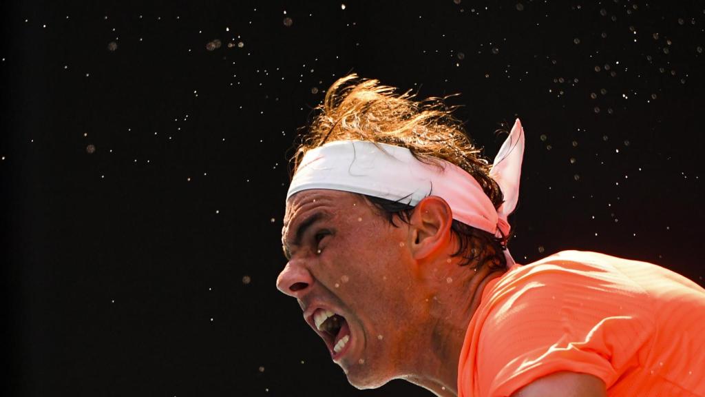 Rafa Nadal, durante el Open de Australia