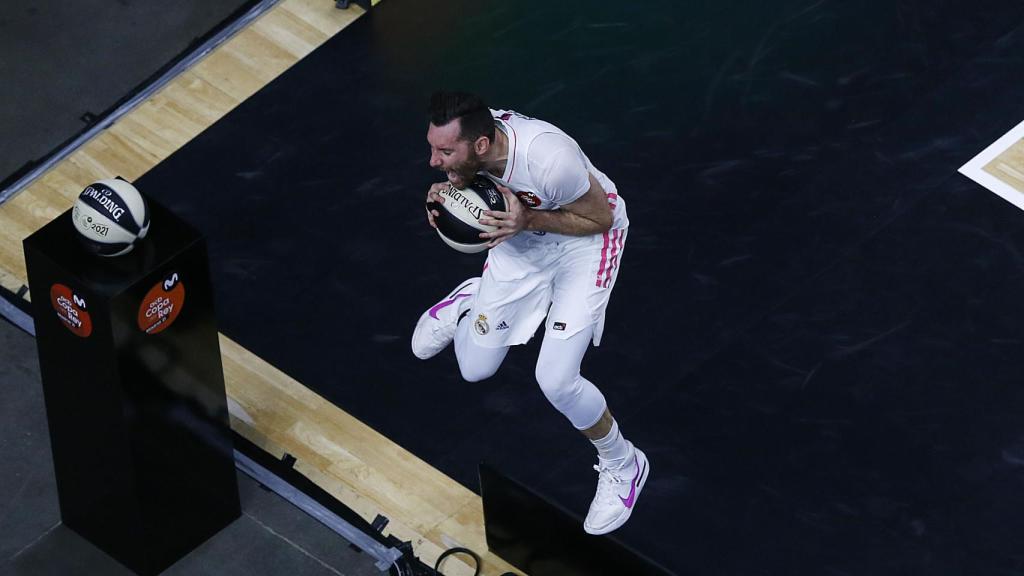Rudy Fernández, en la Copa del Rey de baloncesto 2021