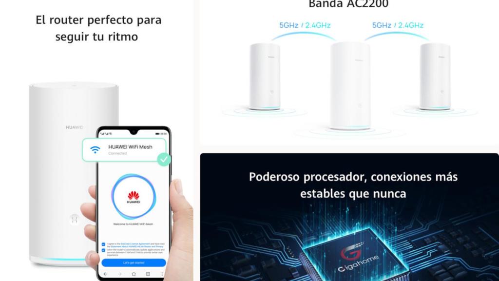 Características de Huawei WiFi Mesh