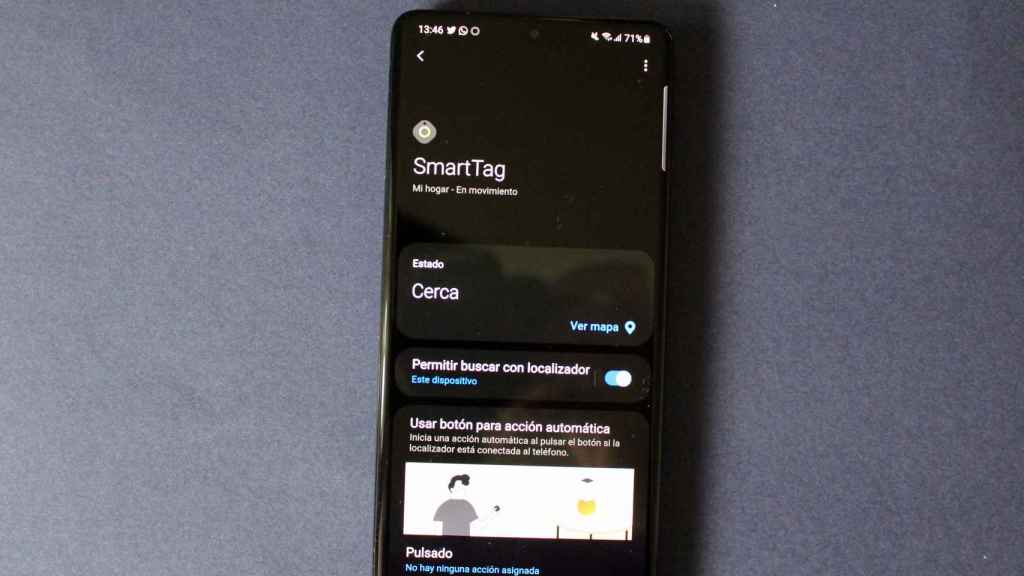 Con la app SmartThings de Samsung se puede gestionar el dispositivo.