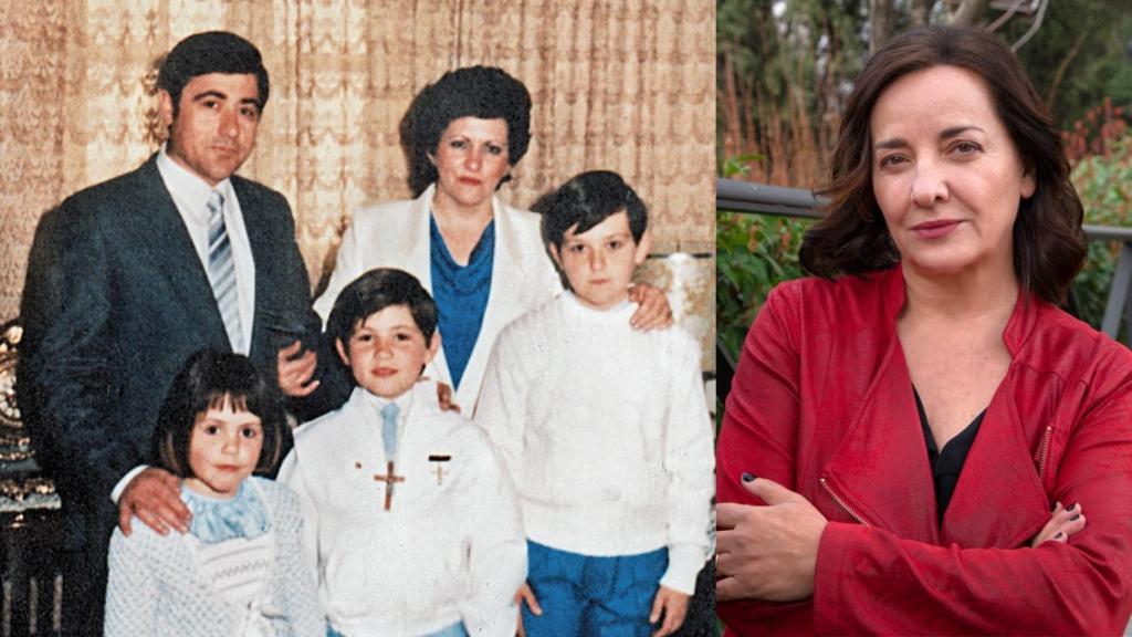 Foto de la familia y de los dos supervivientes de ETA de los que Pepa Bueno cuenta ahora la historia.