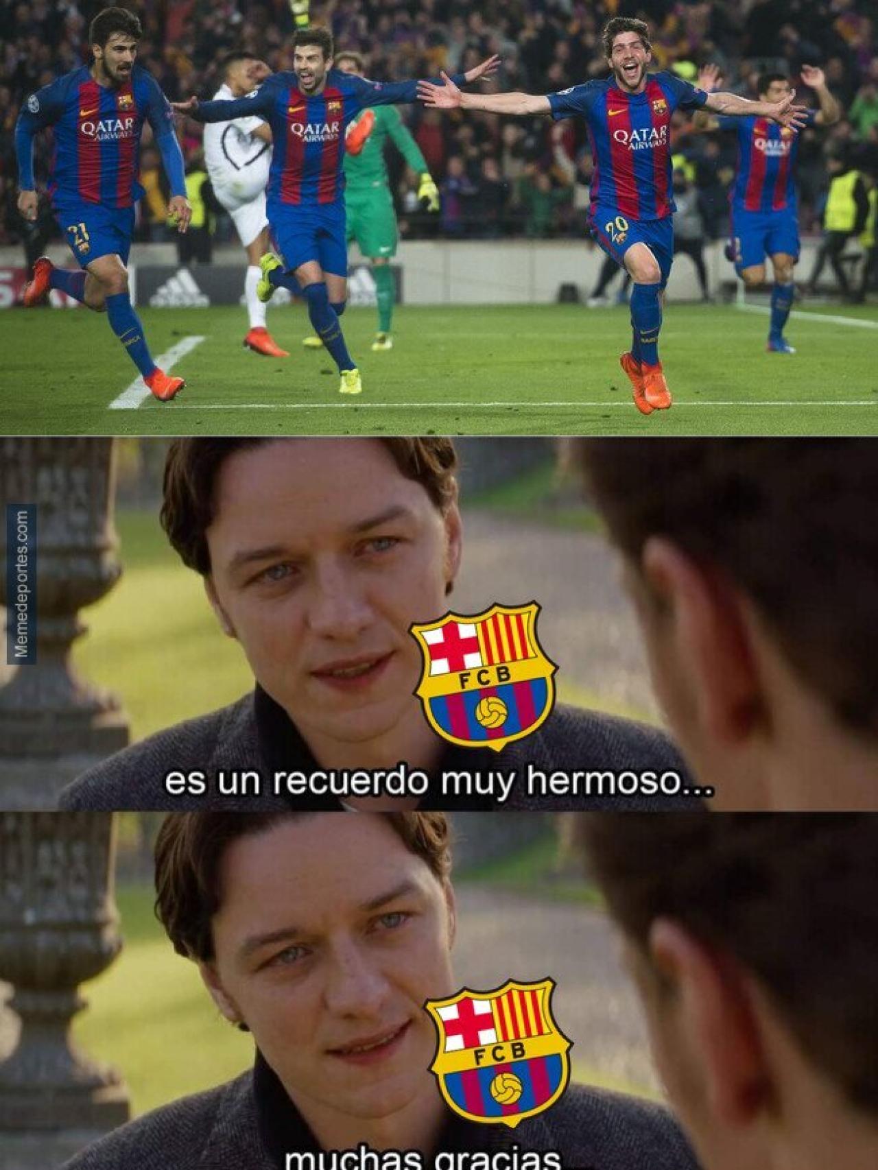 Los Memes Más Divertidos Del Barcelona Psg De La Champions League 2971