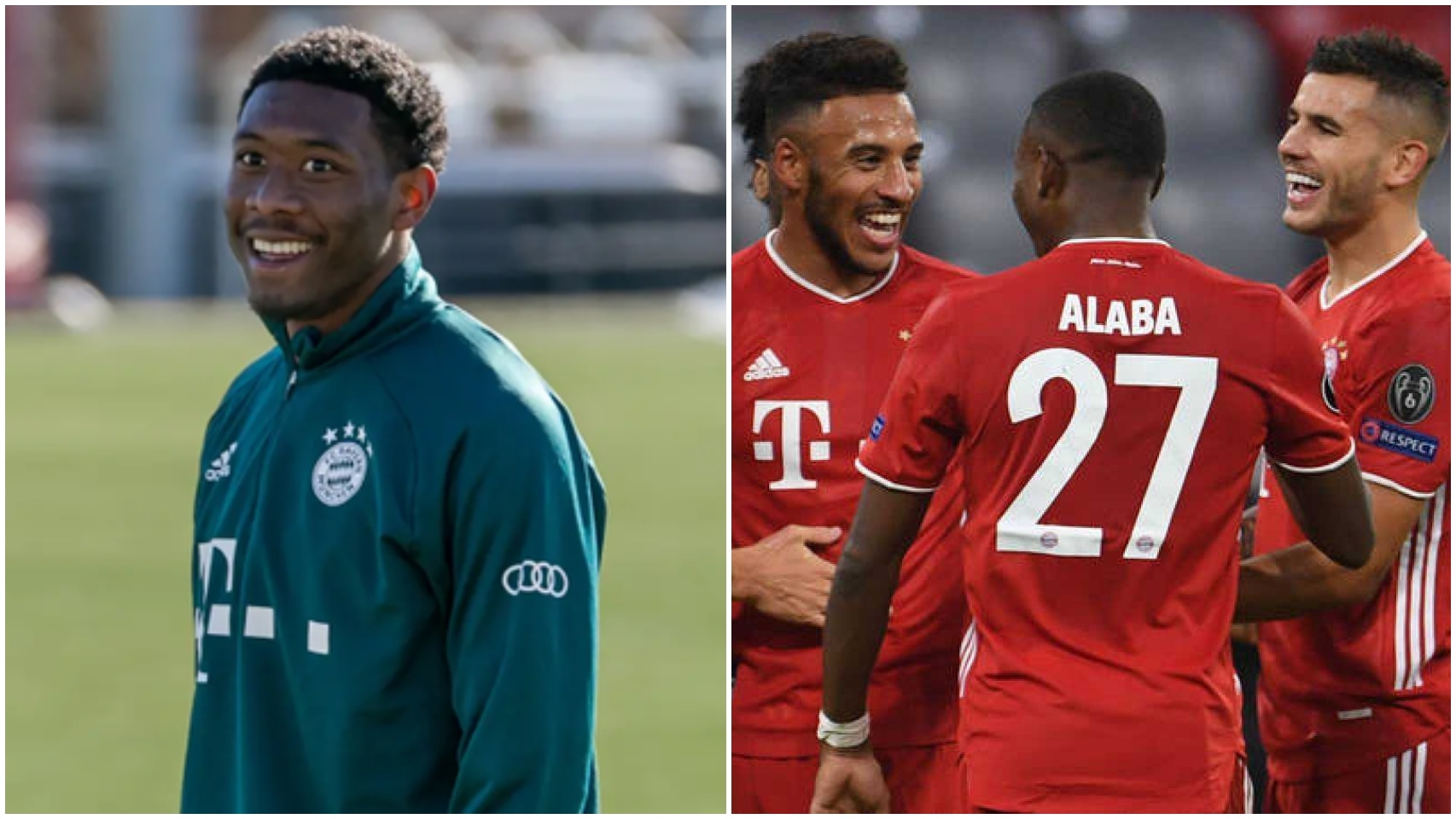 Alaba, con el Bayern Múnich