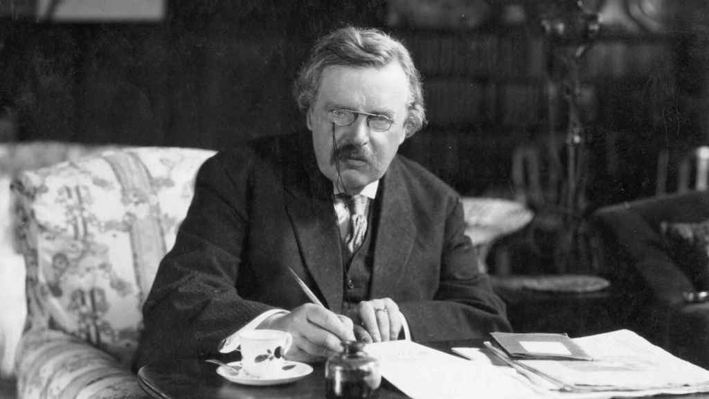 El escritor G. K. Chesterton.