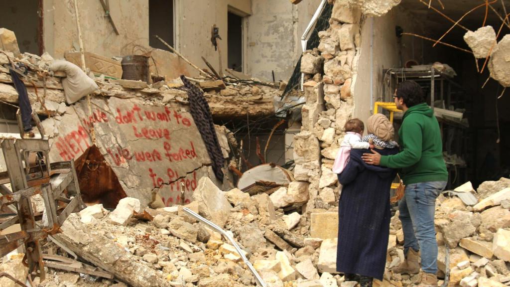 Imagen de la destrucción en Alepo que aparece en 'For Sama'.