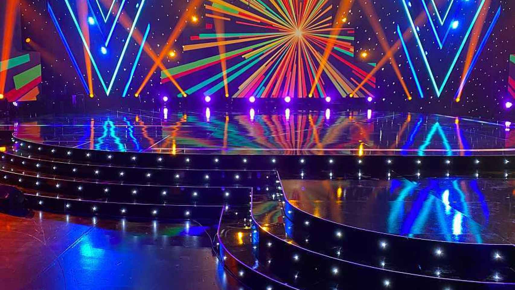 Así es el escenario de 'Destino Eurovisión'