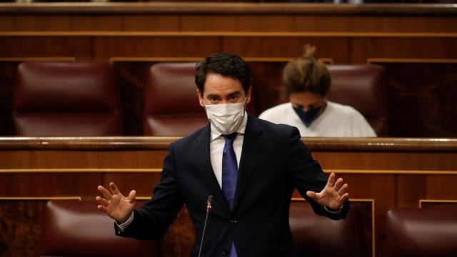 Teodoro García Egea, secretario general del PP, en el Congreso.