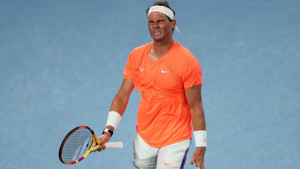 Rafa Nadal, durante el Open de Australia