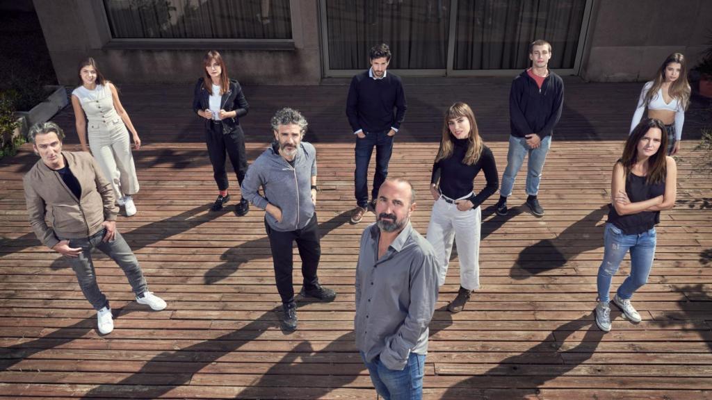 Pau Freixas y su equipo.