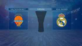 Valencia Basket - Real Madrid, partido de la Euroliga