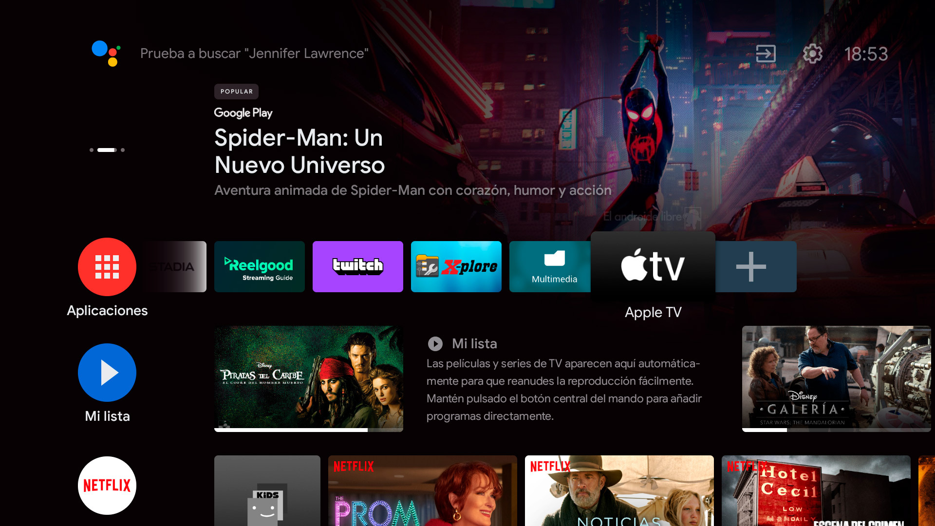 El Nuevo Apk De Appletv Ya Funciona En Las Teles Con Android Tv