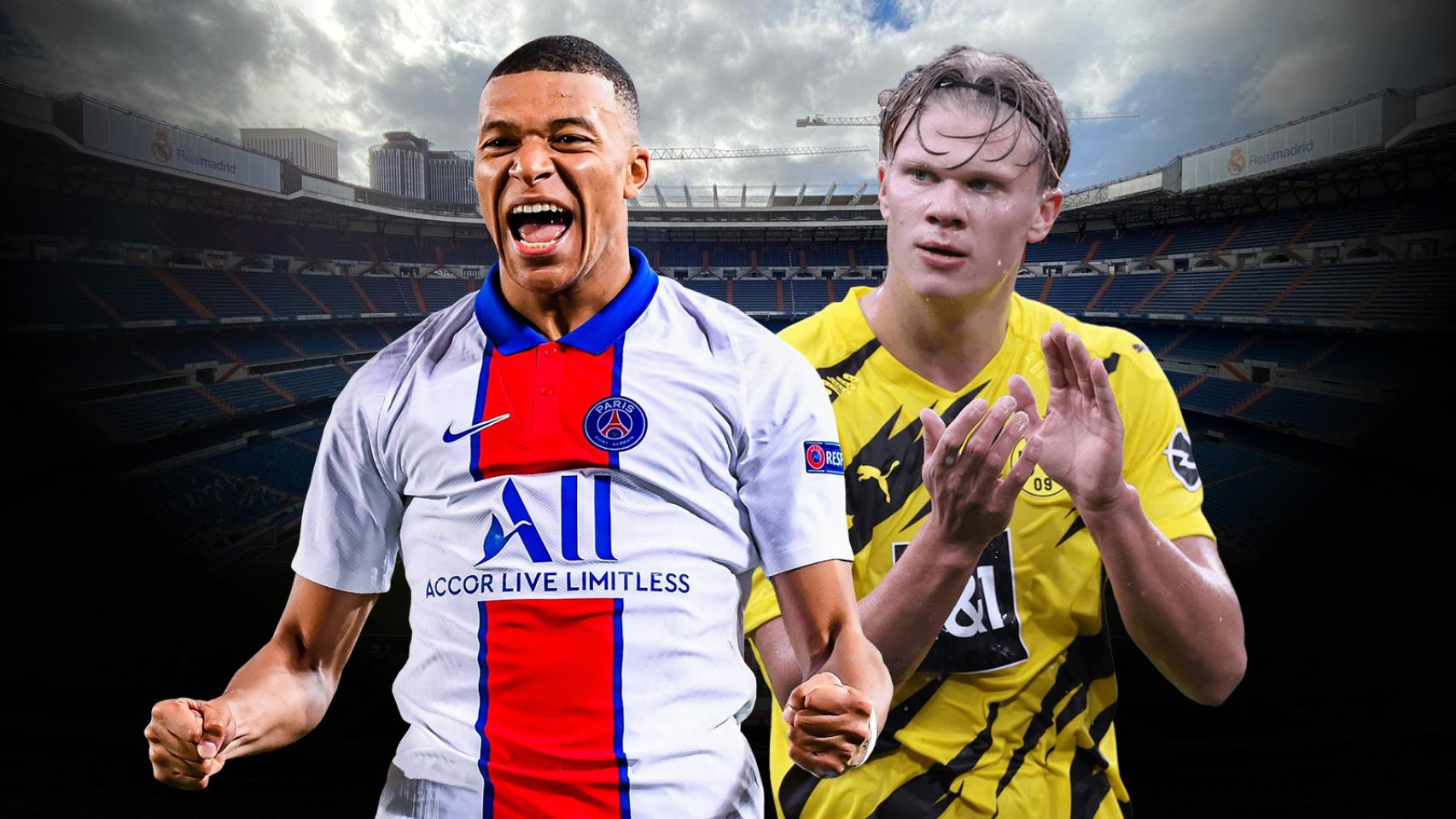 Erling Haaland Y Kylian Mbappe Erling Haaland Vs Kyli 8402