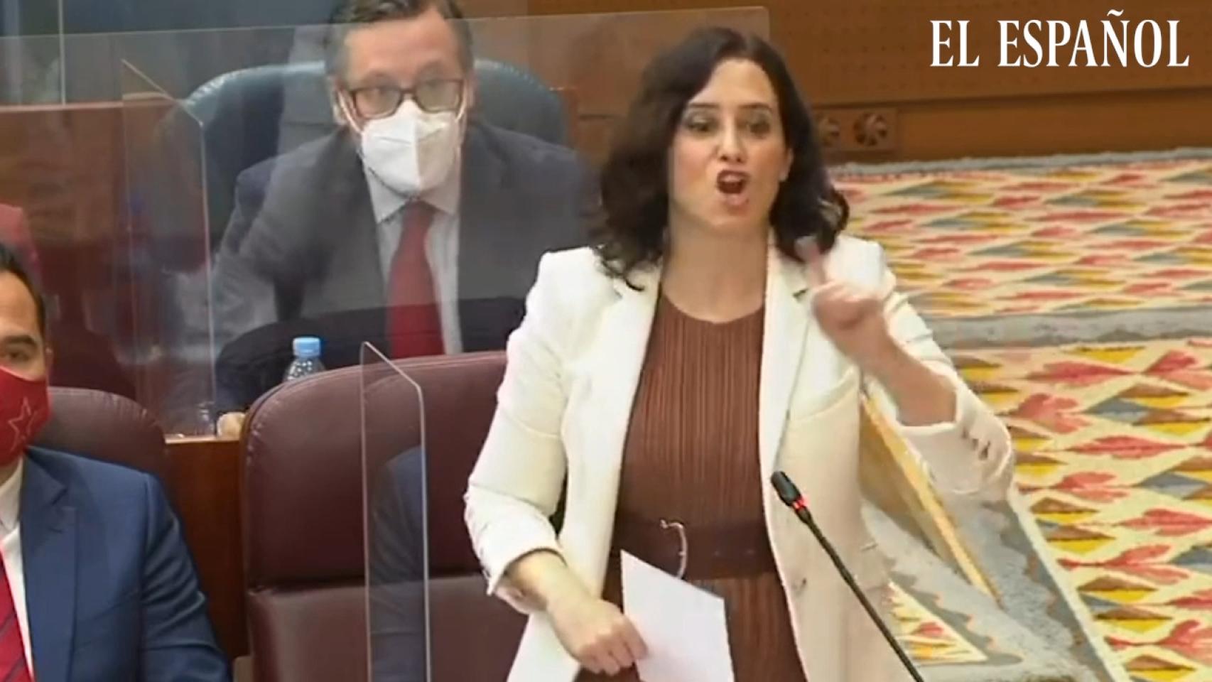 Isa Serra y Ayuso se enzarzan por la violencia en Madrid Podemos no condena