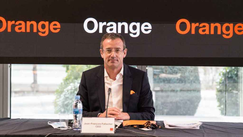 Jean-François Fallacher, CEO de Orange España, durante la presentación de resultados 2020.