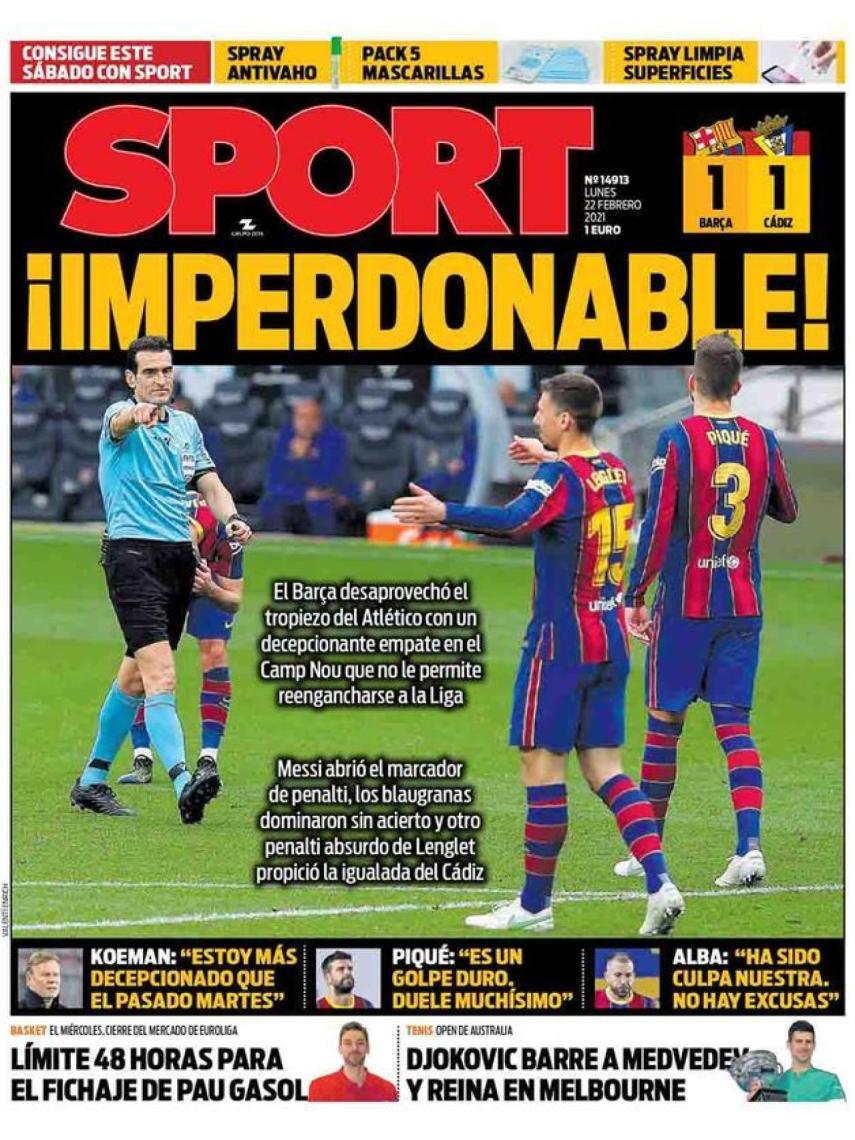 Portada SPORT