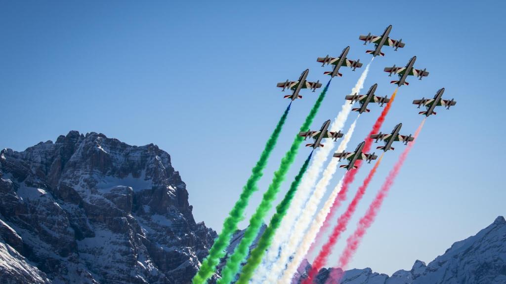 Presentación de los mundiales de esquí alpino en Cortina d'Ampezzo