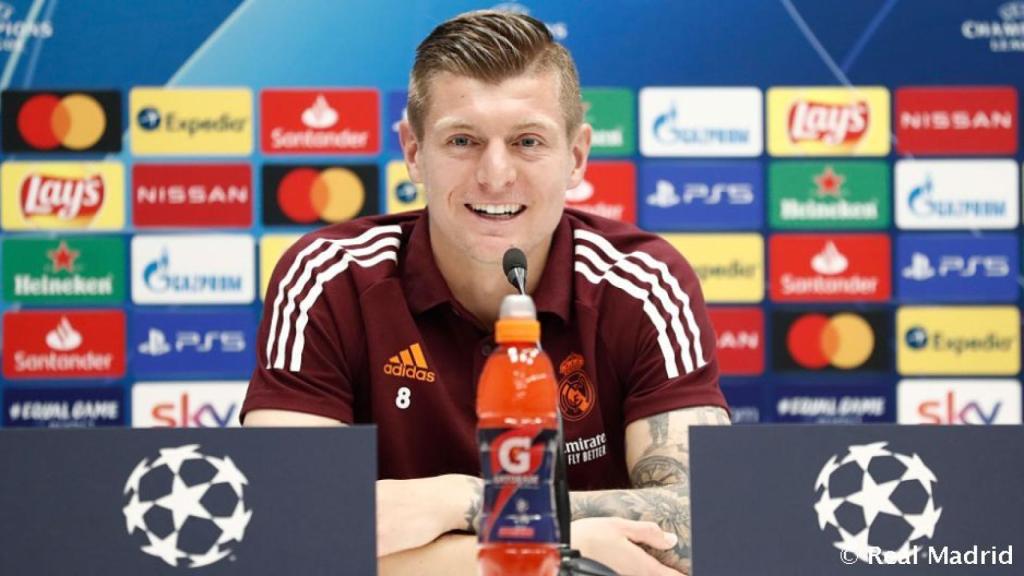 Toni Kroos, en rueda de prensa previa al encuentro frente al Atalanta