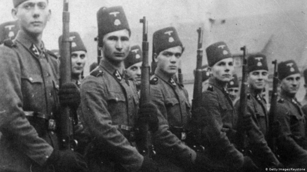 Bosnios musulmanes en la Wehrmacht.