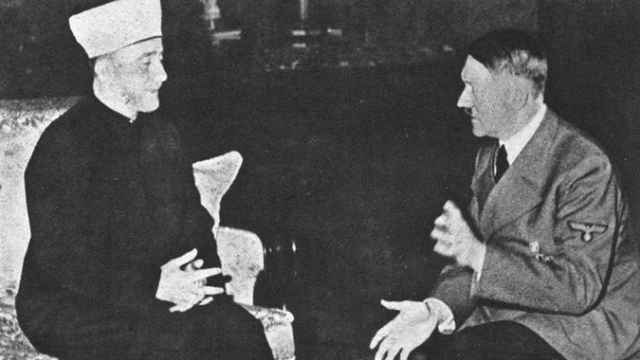 Amin al-Husayni y Adolf Hitler.