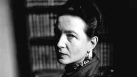 Simone de Beauvoir. Foto: Elliott Erwitt/Magnum Photos
