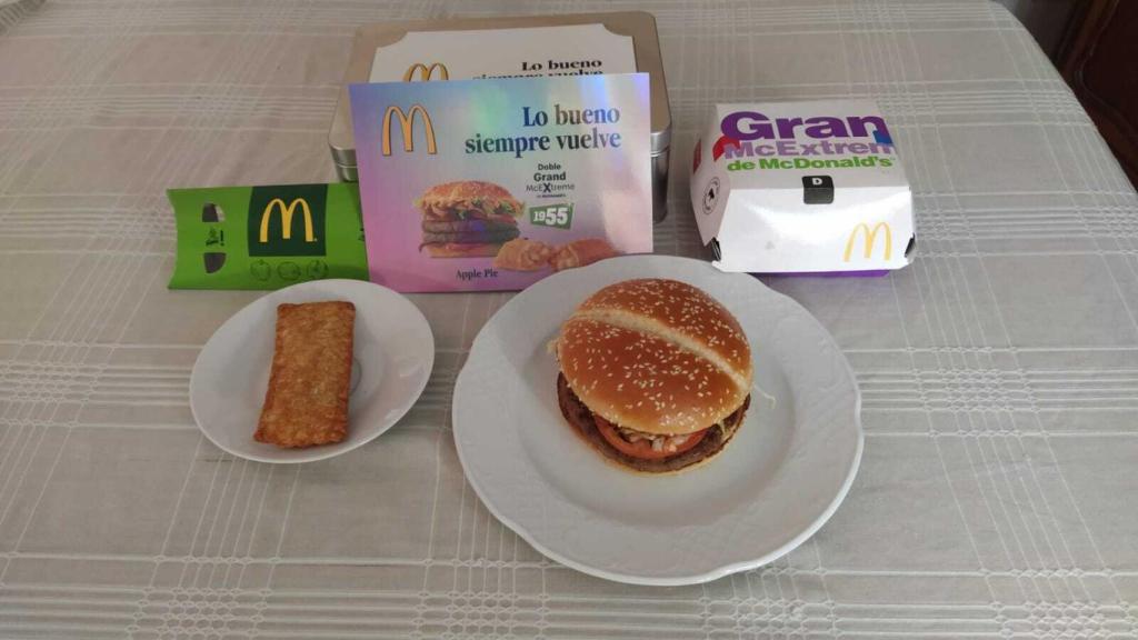 Los productos que McDonald's España ha empezado a vender en sus restaurantes.
