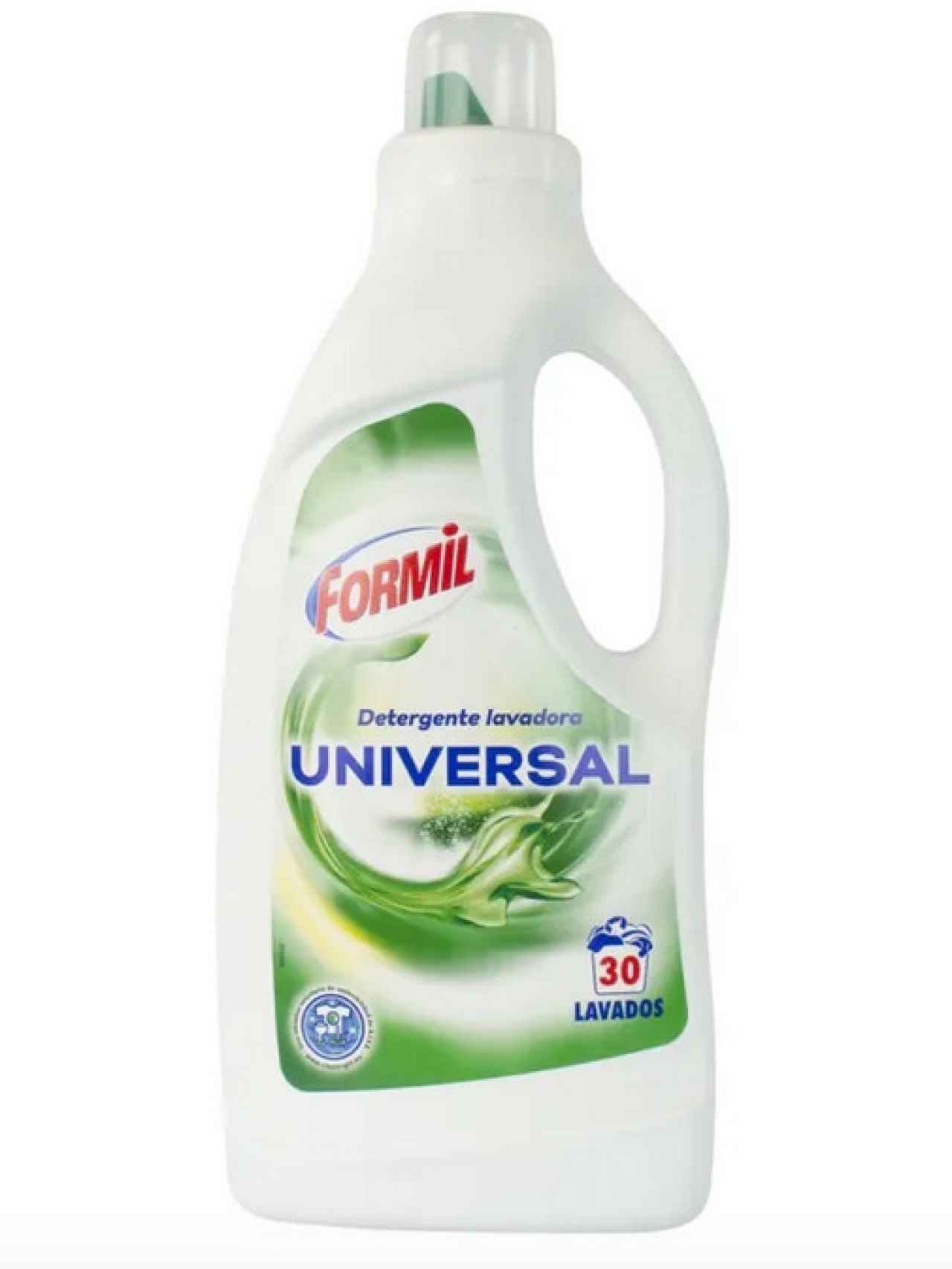Detergente líquido universal 30 lavados de Formil, la marca blanca de Lidl.