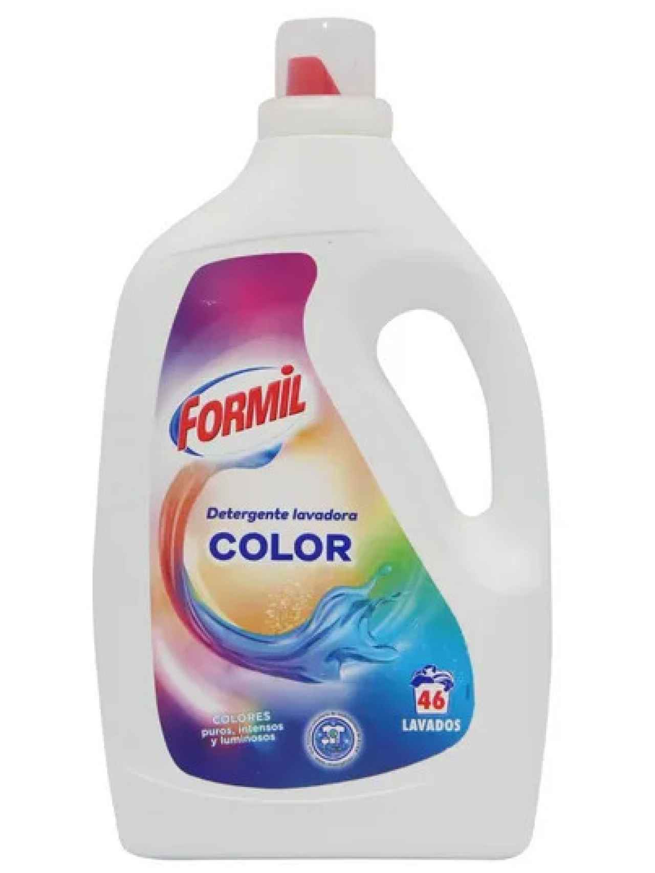 Detergente líquido color 46 lavados de Formil, la marca blanca de Lidl.